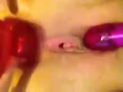 In this amateur film, my husband and I like playing with my pussy and asshole.